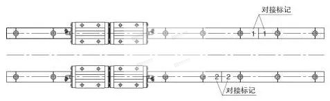 直線導軌的拼接方法二